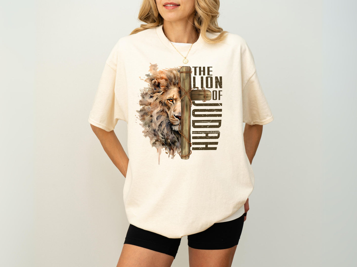 Lion of Judah Shirt, Lion Shirt for Women, Christian Gifts for Women, Catholic Gifts For Women, Bible Verse Tee, Faith Based Shirt