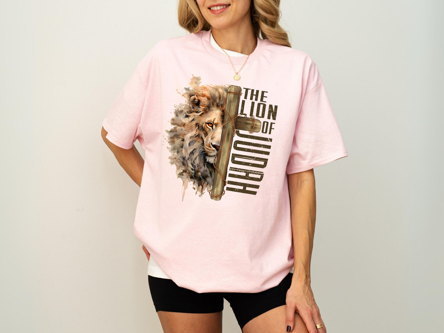 Lion of Judah Shirt, Lion Shirt for Women, Christian Gifts for Women, Catholic Gifts For Women, Bible Verse Tee, Faith Based Shirt