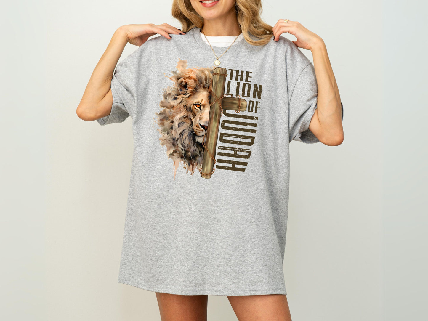 Lion of Judah Shirt, Lion Shirt for Women, Christian Gifts for Women, Catholic Gifts For Women, Bible Verse Tee, Faith Based Shirt