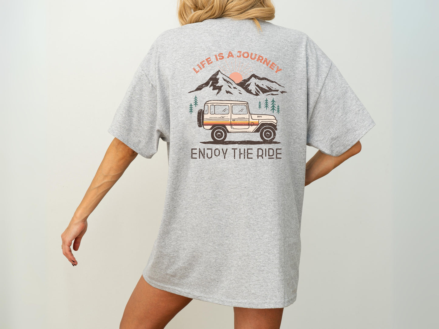 Life is a Journey T-Shirt, Adventure Time Shirt, Travel Lover Gifts, Camping T shirt, Nature Lover Gift, Retro Travel Shirt, Enjoy the Ride