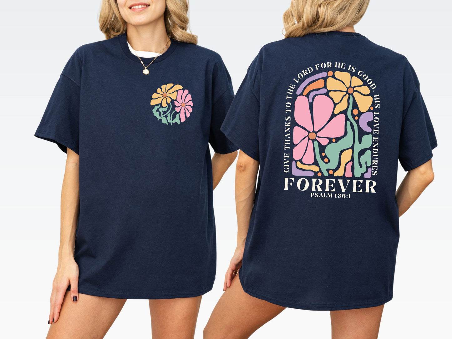 Give Thanks to the Lord Shirt, Faith Shirt for Women, Faith Based Gifts, Religious Gifts for Women, Christian Gifts for Women, Forever Gifts