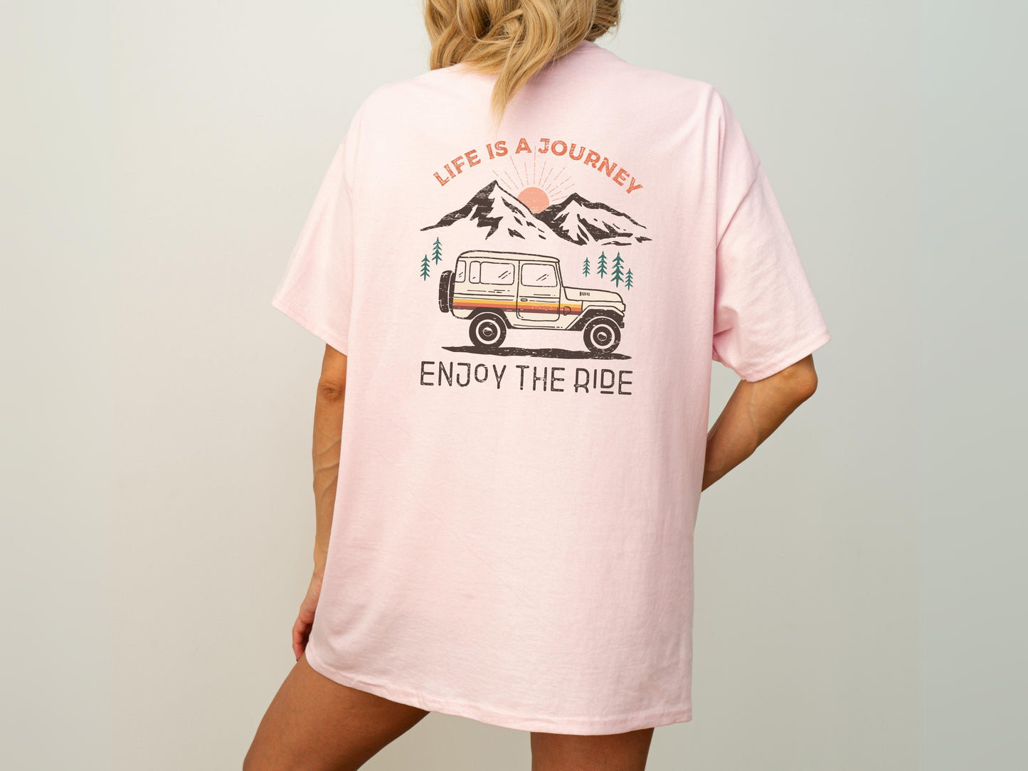 Life is a Journey T-Shirt, Adventure Time Shirt, Travel Lover Gifts, Camping T shirt, Nature Lover Gift, Retro Travel Shirt, Enjoy the Ride