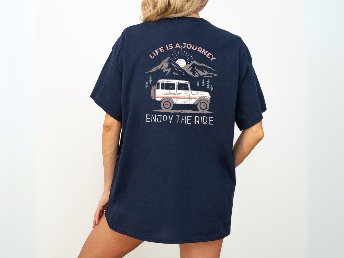 Life is a Journey T-Shirt, Adventure Time Shirt, Travel Lover Gifts, Camping T shirt, Nature Lover Gift, Retro Travel Shirt, Enjoy the Ride