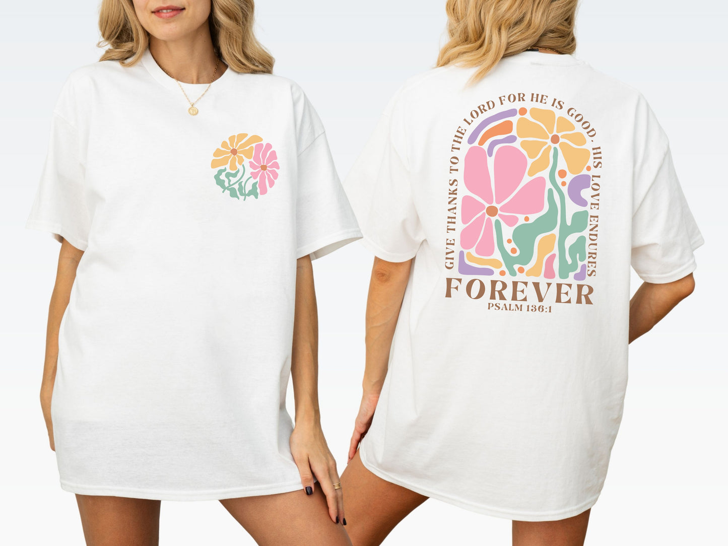 Give Thanks to the Lord Shirt, Faith Shirt for Women, Faith Based Gifts, Religious Gifts for Women, Christian Gifts for Women, Forever Gifts