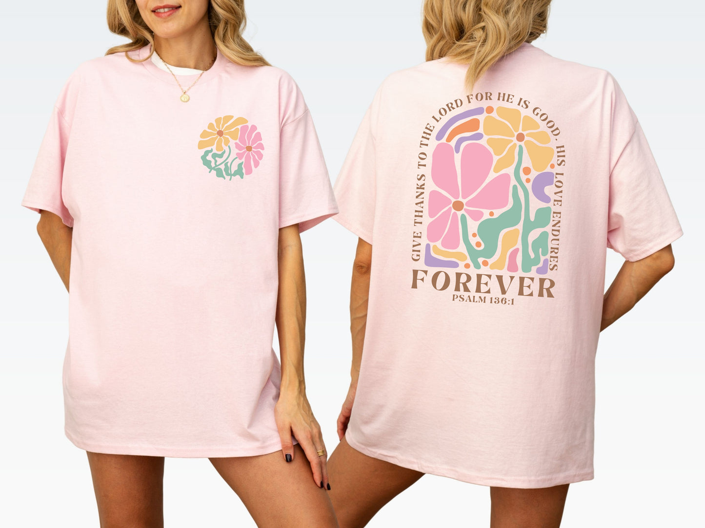 Give Thanks to the Lord Shirt, Faith Shirt for Women, Faith Based Gifts, Religious Gifts for Women, Christian Gifts for Women, Forever Gifts