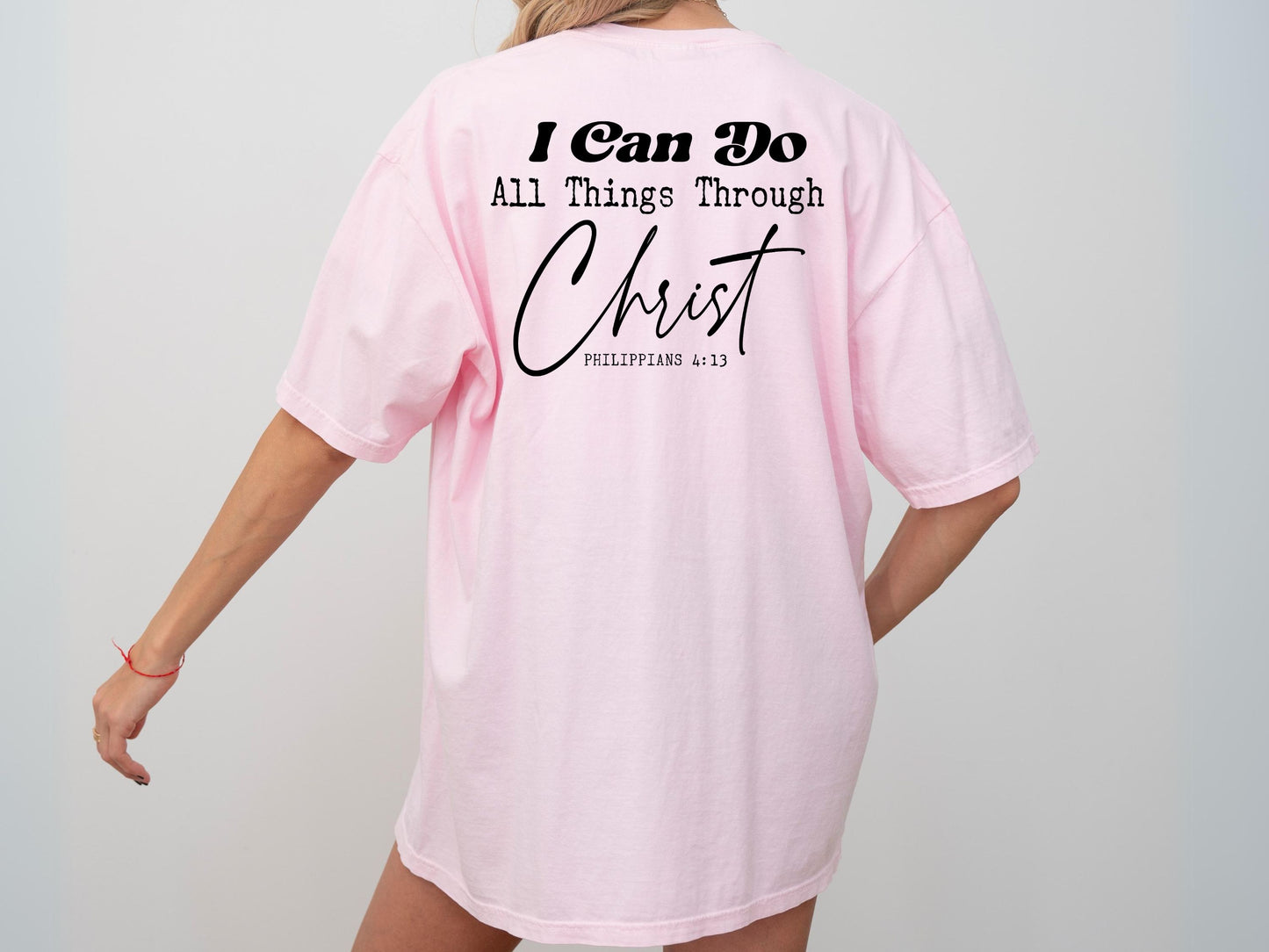Christian T Shirts, Philippians 4 13 Shirt, Religious Gifts for Women, Christian Gifts for Women, Faith Based T Shirts, Bible Verse Shirt